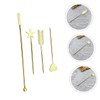 Healeved 4pcs Manicure Mixing Tools Nail Gel Rods for Nail