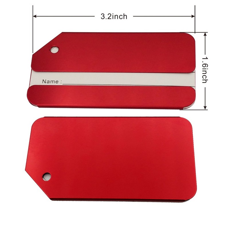 Aluminum Luggage Tag for Luggage Baggage Travel Identifier by Ovener