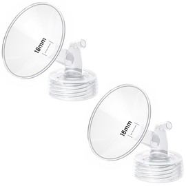 2pcs 18mm Flange Compatible with Spectra S1 Spectra S2 Spectra9 Plus Synergy Gold Breast Pump, Replacement to Spectra Pump Parts,Spectra Shields 18mm Replace Spectra S1 S2 Parts