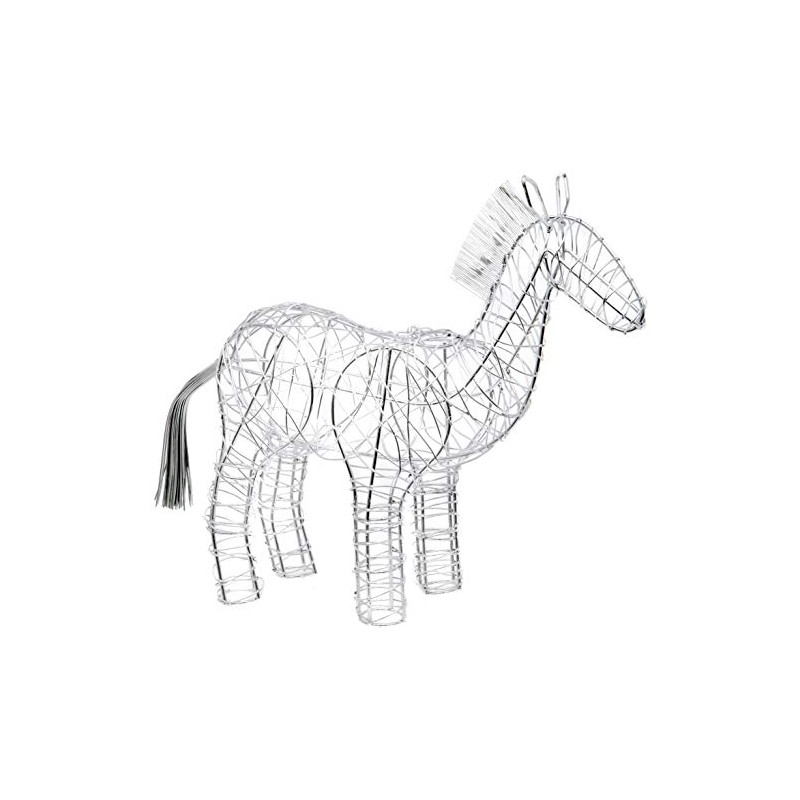 Silver Wire Electroplated Horse Decorative Ornament