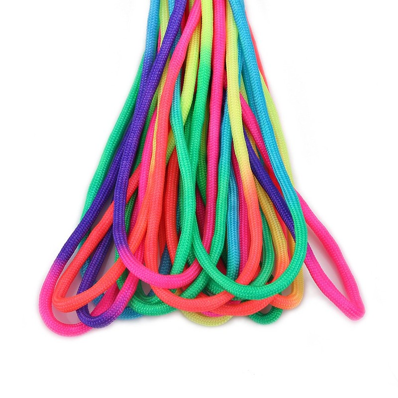 VGEBY Rainbow Paracord, Seven Core Rainbow Line Parachute Rope Camping