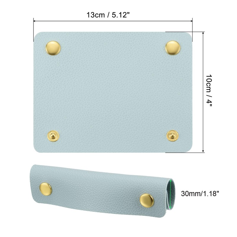 PATIKIL Luggage Handle Wrap, 2 Pack PU Handbag Grip Cover