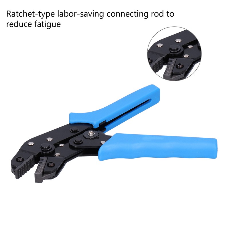 Ratchet Crimp Pliers Terminal Plug Spring High Carbon Steel Quick