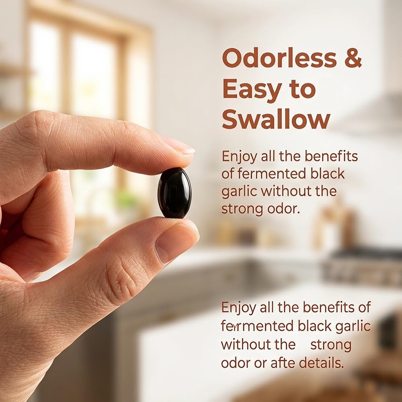 estella Fermented Black Garlic Extract, 90-Day Matured with S-Allyl Cysteine,