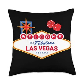 Welcome To Fabulous Las Vegas - Vegas Trip - Las Vegas Sign Throw Pillow