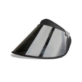 Polarized Full Face Visor Sun Shield – UV Protection, Adjustable 19"-25", Bamboo Sweatband, 360° Rotating Lens – Golf, Beach & Outdoor Sports