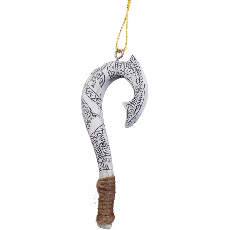 December Pets Maui Demigod Fish Hook Christmas Tree Hawaiian Ornament
