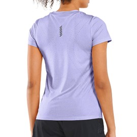 ALLZERO Feel Fit™ Workout Tops for Women Short Sleeve T-Shirts Breathable Athletic Tees for Yoga Running Gym Activewear