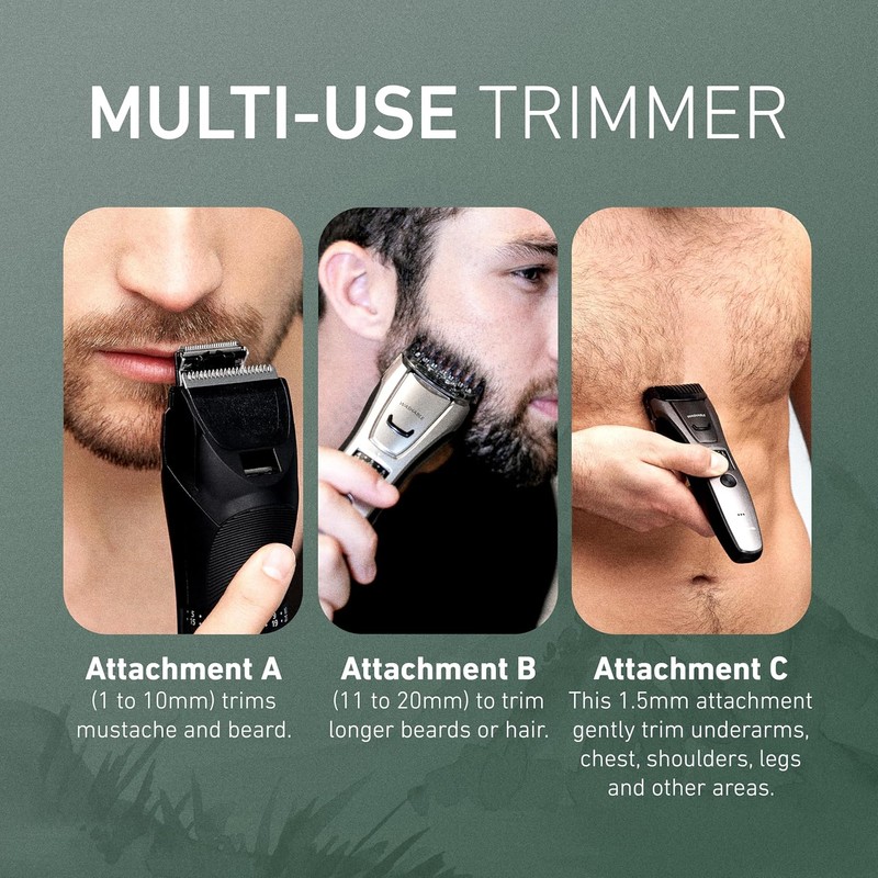 Panasonic Multi-Groomer Electric Beard Trimmer for Men, Men’s Trimmer for