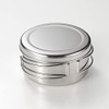 Wahei Freiz MH-1541 4-Piece Cooker Set, Stainless Steel, Camping, Cooking,