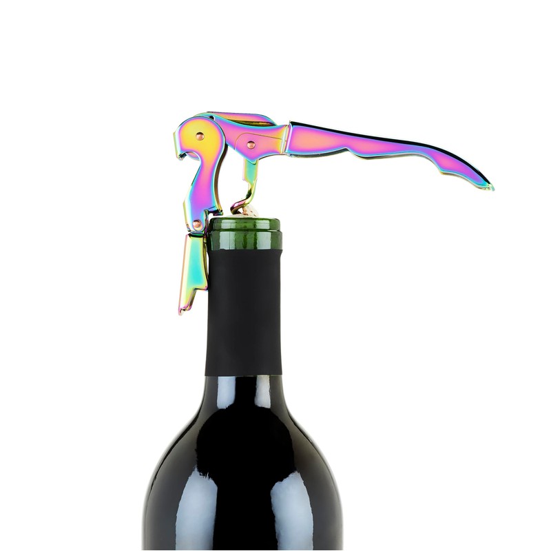 Blush Mirage Double Hinged Waiters Corkscrew Wine Opener Manual with