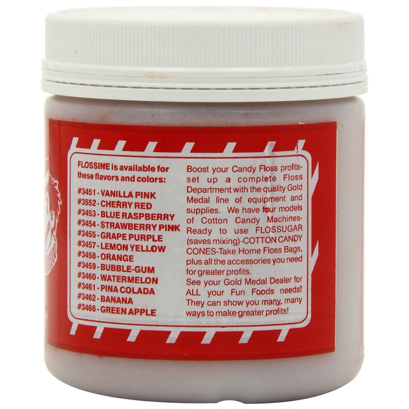 Gold Medal Flossine Can, Vanilla Pink