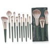 FOMIYES 14pcs Professional Makeup Brush Set with Handles for Application