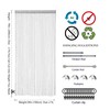 Ateasierlife Door String Curtain Doorway Beads Curtains,Hanging Room Divider Beaded