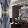 4 Pack Magnetic Curtain Tiebacks，Curtain Tiebacks Buckles Holdbacks Holders Hooks