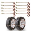 Snow Chains, 225-295mm Universal Tire Chains for Car, SUV, RV,