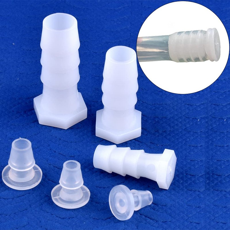 JoyTube 1/4" Plastic Pex Barb Plug End Cap Pipe Crimp