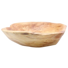 ARTIBETTER Irregular Wooden Bowls, Creative Wood Bowl Salad Bowl Wooden Fruit Dish Decorative Keys Bowls for Nut Jewelry Pine Cones Entryway Table Display