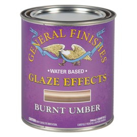 General Finishes Water Based Glaze Effects, 1 Quart, Burnt Umber