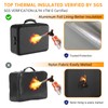 DocSafe 5200°F Document Organizer with Lock,Upgraded Heat Insulated Fireproof＆Waterproof Box