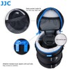 JJC Water Resistant Deluxe Lens Pouch with Shoulder Strap fits