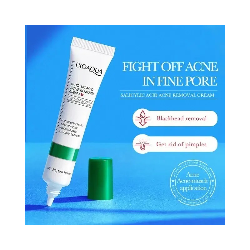 Crema De Ácido Salicílico Para El Control Del Acné Para