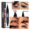Universo en Linea Delineador Doble Sello De Gato Indeleble Waterproof