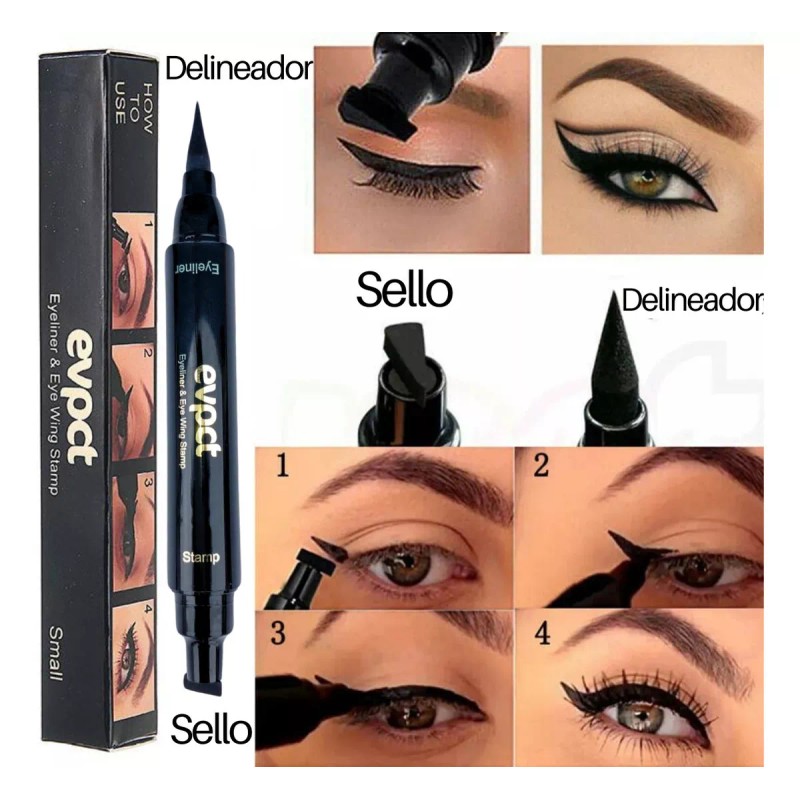 Universo en Linea Delineador Doble Sello De Gato Indeleble Waterproof