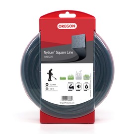 Oregon Square Nylium 109522E Heavy Duty Trimmer Line for Dry Vegetation On Rocky Ground, 3.0 mm x 40 m
