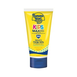 Banana Boat Kids Max Protect & Play Broad Spectrum Sunscreen SPF 100 4 oz (Pack of 8)