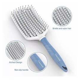 Osensia Cepillo Desenredante - Paddle Cerámico Para Cabello Rizado,