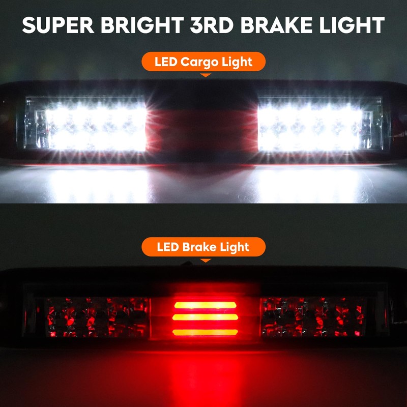 Tail Light + 3rd Brake Cargo Lamp for Chevy Silverado