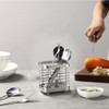 ANHORTS Sink Caddy, Kitchen Sink Organisers, Cutlery Drainer for Kitchen