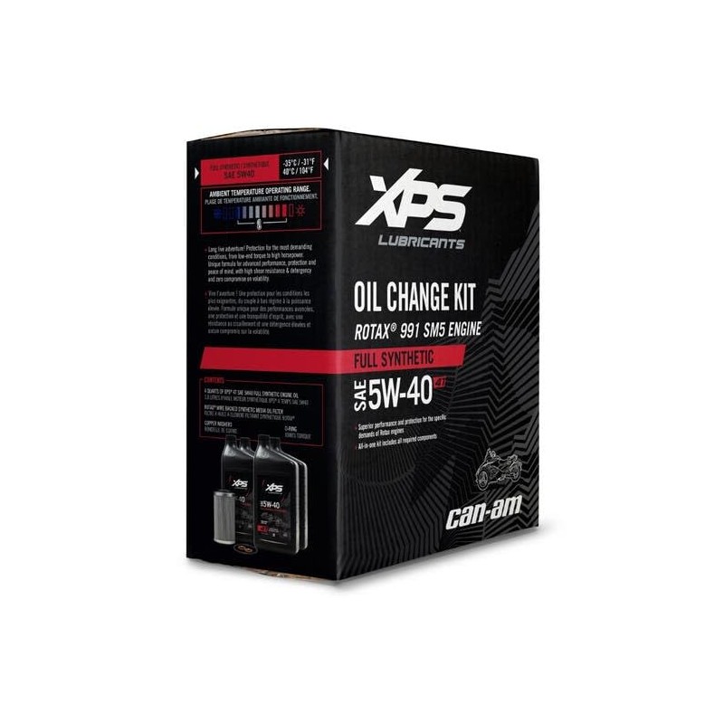 4T 5W-40 Full Synthetic Oil Change Kit for Rotax 991