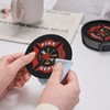 SEPTYK Firefighter Fire DEPT. Logo Rescue Pattern Coasters for Drinks