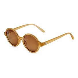 Ki ET LA Unisex Children's Woam Sunglasses, Amber Brown