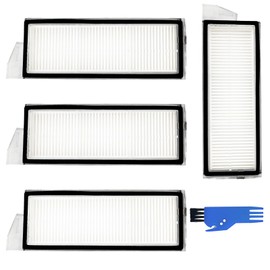 Frexusuent Filters for Roborock S8 MaxV Ultra Vacuum Cleaner, S8 MaxV Ultra Accessories, 4 HEPA Filter Replacement Part Only for S8 Maxv Ultra