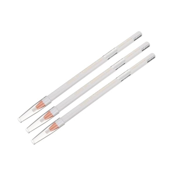 3pcs White Eyebrow Mapping Pencil Eye Brow Pen Highlighter Eyeliner
