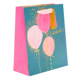 UK Greetings | Medium Gift Bag for Her/Friend | Party Bags for Presents | Birthdays/Weddings/Mother's Day | Gift Bag for Her | 19 x 23 x 8.9 cm
