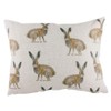 Evans Lichfield Standing Hare Cushion, Natural, Size 17"X13"