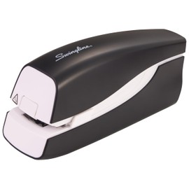 Swingline Electric Stapler, 20 Sheet Capacity, Portable, Full Strip, Plug In or Battery, Black (48200)