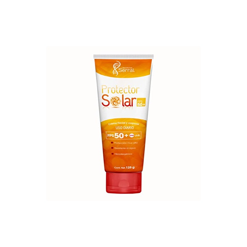 Serral Protector Solar Alta Protección 50Fps+, Resistente Al Agua -