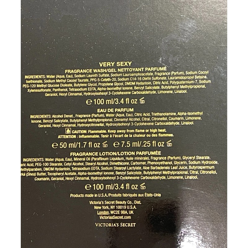 Victoria's Secret Very Sexy 4 Pieces Gift Set