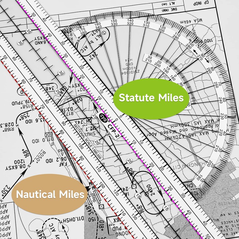 CYA Fixed Plotter Aviation for Flight Pilots, Plotting Tools, Navigate