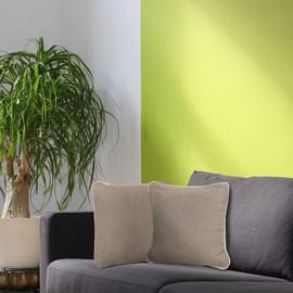 Sun Global Zabuton Cover, Set of 2, Scandinavian Linen, Stylish, Simple, Retro, Japanese Style Room, Izakaya, Commercial Use, Ryokan, Restaurant, Solid Color, Thick Fabric, Cafe, 2-Piece Set, 100%