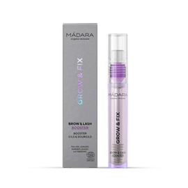 MÁDARA Organic Skincare, Grow & Fix Brow & Lash Booster, 4.25 ml, Promotes Growth of Brows and Eyelashes, Increases Volume and Shine, Shapes Brows and Provides Flexible Hold