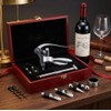 9-Piece Wine Opener Set with Wooden Gift Box – Stainless