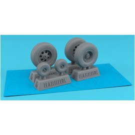 Armory AMRAW32404 1/32 Hawker Sidley BAe Harrier GR.1/3/FRS.1/FA.2/AV-8A/C Weight Deformation Wheel Plastic Model Parts