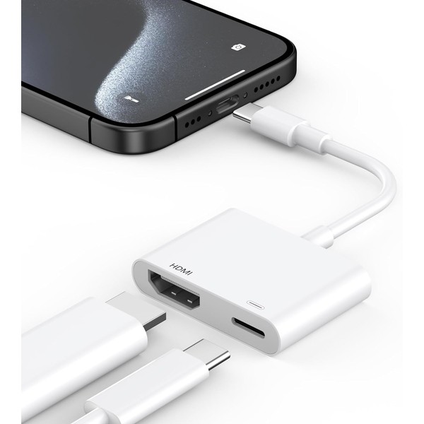 USB C to HDMI 4K@60Hz Adapter, USB C HDMI with