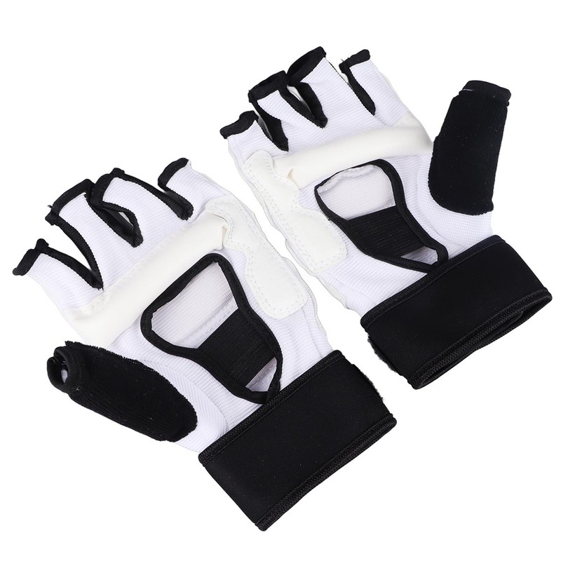 Half Finger Boxing Gloves Adjustable Comfortable for Kickboxing Fighting Punching